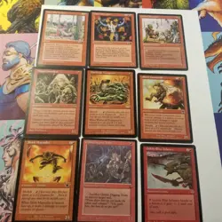 Magic The Gathering Old School Old Border Common Uncommon Lot Lesions Onslaught - Image 2