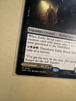 MTG Eddie Brock SPM 0055 M NM Regular - Image 3