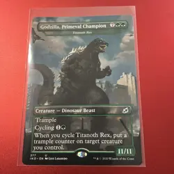 MTG English Godzilla, Primeval Champion NM Normal Ikoria: Lair of Behemoths - Image 3