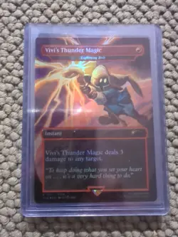 Vivi's Thunder Magic - Lightning Bolt (Rainbow Foil) Secret Lair Drop Foil - Image 1
