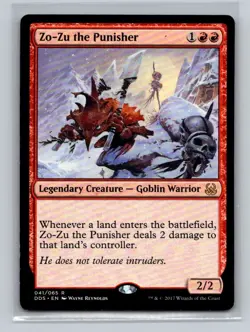 2017 Magic MTG Duel Decks: Mind vs. Might Zo-Zu the Punisher #41 - Image 1