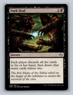 2x MTG Dark Deal ~ FRF Fate Reforged ~ #066 ~ English 2015 ~ Uncommon ~ LP - Image 4