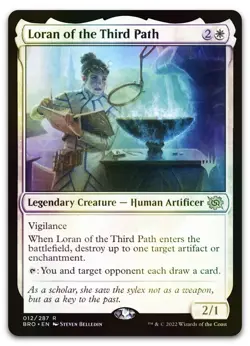 Loran of the Third Path #12 (Foil) (NM) Brothers' War PPBRO Magic MTG - Image 1