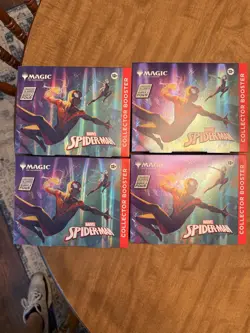 🔥4x Magic: The Gathering Spider-Man Collector Omega Box! NEW/SEALED - Image 1