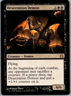 #63 Desecration Demon Return to Ravnica Rare - Image 1