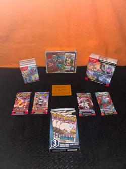 Pokemon 2024 Mystery Power Box 5 Booster Packs + Sealed lot Booster Bundles - Image 1