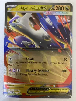 Pokemon MEGA EVOLUTION Mega Latias ex Black Star Promo 011 - Image 1
