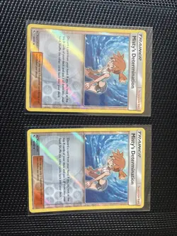 POKEMON MISTY'S DETERMINATION 62/68 REVERSE HOLO HIDDEN FATES NM NEAR MINT - Image 1