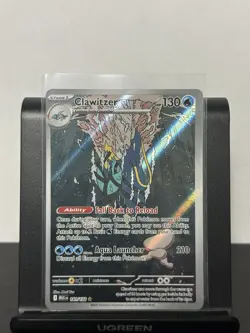 Pokemon Mega Evolution Clawitzer 141/132 Illustration Rare Holo NM - Image 1