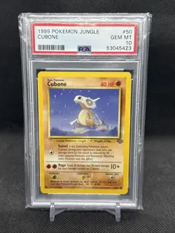 1999 Pokemon Cubone Jungle #50/64 PSA 10 - Image 1