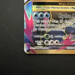 M Blastoise EX (Full Art) 102/108 Pokemon XY Evolutions Ultra Rare Holo 102/108 - Image 5