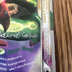 Rayquaza Deoxys Legend 94/95 95/95 Undaunted World Championship LP Pokemon TCG - Image 3
