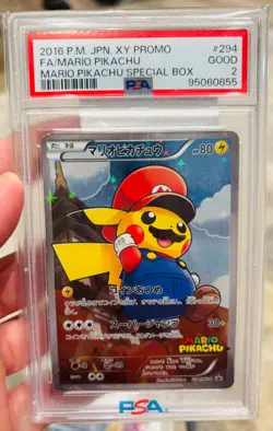 Mario Pikachu #294/XY-P - 2013-2017 Pokemon XY Promos (JP) XY-P - PSA - Image 1
