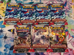 Pokemon Scarlet and Violet Paldea Evolved | Booster Packs x7 - TCG - Sealed - Image 1