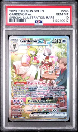 2023 POKEMON SVI EN-SCARLET & VIOLET #245 GARDEVOIR EX PSA 10 - Image 1
