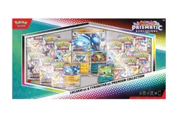 PRISMATIC EVOLUTIONS Lucario EX and Tyranitar EX Premium Collection In Hand!! - Image 2