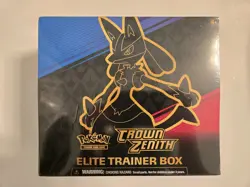 Pokemon TCG SWSH Crown Zenith Elite Trainer Box ETB New Sealed Fresh From Case 820650851476 - Image 1