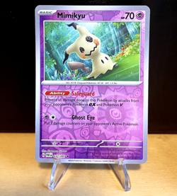 Pokemon TCG - Mimikyu - Paldean Fates 37/91 Reverse Holo - NM / MINT - Image 1