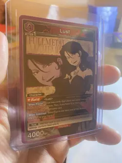 Union Arena TCG Lust SR UE09BT/FMA-1-090 Fullmetal Alchemist FOIL LP - Image 3