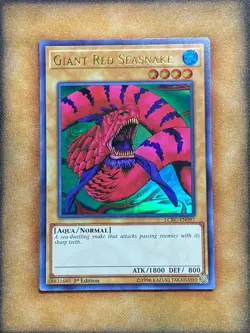 Yugioh Giant Red Snake LCKC-EN097 Ultra Rare 1st Ed NM - Image 1