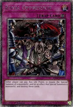 Yu-Gi-Oh! Royal Oppression RA04-EN120 Platinum Secret Rare - Image 1