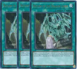 Yu-Gi-Oh! 3x Return of the Dragon Lords RA03-EN060 Ultra Rare Playset - Image 1