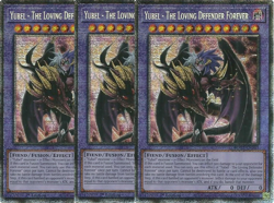 3x Yu-Gi-Oh! Yubel - The Loving Defender Forever MP25-EN001 Starlight Playset - Image 1