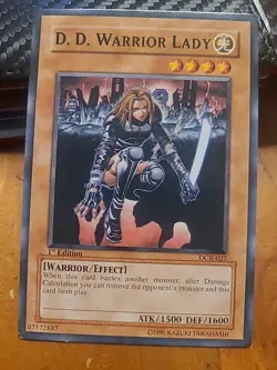 Yu-Gi-Oh Dark Crisis #DCR-027 D.D. Warrior Lady 1st Edition - Image 1