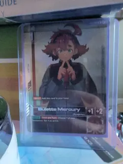 Suletta Mercury Newtype Challenge 2025 - Gundam Promotional Card TCG NM Sealed - Image 1