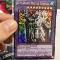 Gem-Knight Master Diamond BLMM-EN143 1st Edition Holo YuGiOh Card - Image 1