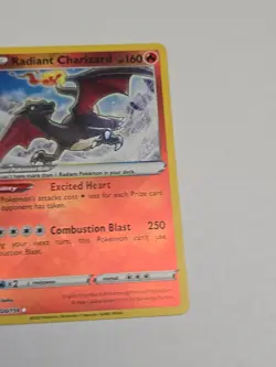 Pokemon TCG Radiant Charizard Crown Zenith Holo Card 020/159 NM Condition - Image 2