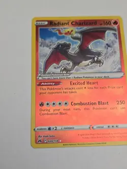 Pokemon TCG Radiant Charizard Crown Zenith Holo Card 020/159 NM Condition - Image 3