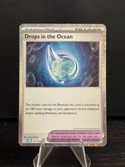 Drops in the Ocean 021/034 Trading Card Game Classic Holo - Image 1