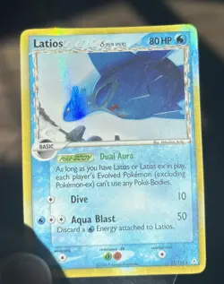 Latios 12/110 Delta Species Pokemon Ex Holon Phantoms Holo Rare Card LP Clean - Image 3