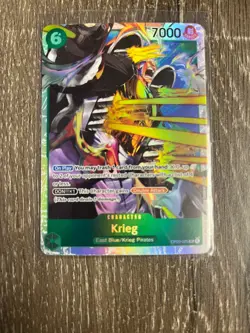 💥☠ One Piece Card Game - Krieg (OP03-025) Alt Art - East Blue Villain! ☠💥 - Image 1