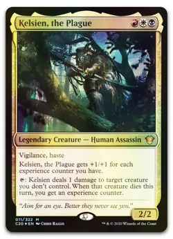 Kelsien, the Plague #11 (Foil) (LP) Commander 2020 C20 Magic MTG - Image 1