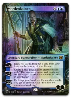 Mordenkainen (Borderless) #283 (Foil) (NM) Forgotten Realms AFR Magic MTG - Image 1