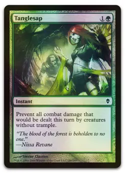 Tanglesap #186 (Foil) (LP) Zendikar ZEN Magic MTG - Image 1