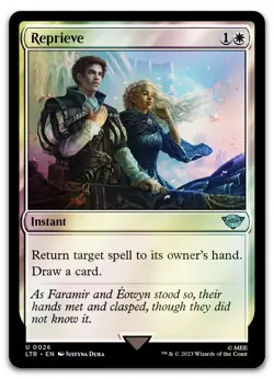 Reprieve #26 (Foil) (LP) Lord of the Rings LTR Magic MTG - Image 1
