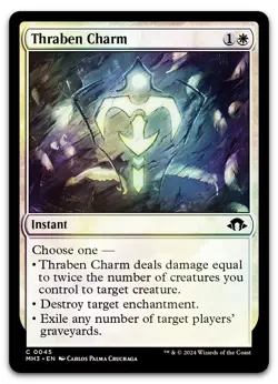 Thraben Charm #45 (Foil) (LP) Modern Horizons 3 MH3 Magic MTG - Image 1