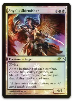 Angelic Skirmisher #A11 (Foil) (LP) Media Promos MEDIA Magic MTG - Image 1