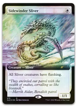 Sidewinder Sliver (Extended Art) #615 (Foil) (LP) Secret Lair Drop SLD Magic MTG - Image 1