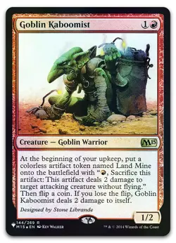 Goblin Kaboomist #144 (Foil) (NM) List Reprints LIST LIST Magic MTG - Image 1