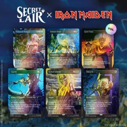 ✨MTG Secret Lair PRESALE FOIL Iron Maiden: Album Art✨ - Image 1