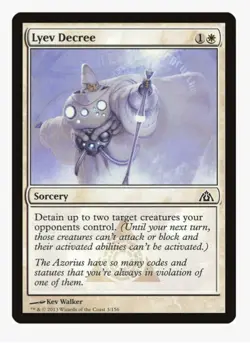 Lyev Decree | DGM | Pauper Staple Tempo | MTG Detain Aggro | LP-NM - Image 1