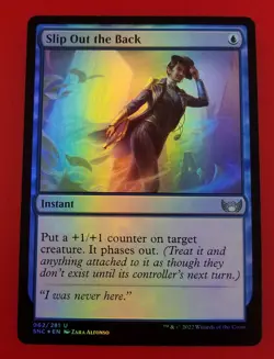 1x Slip Out the Back | FOIL | Streets of New Capenna | MTG Magic Cards - Image 1
