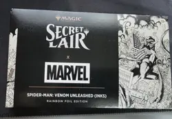 MTG Secret Lair Spider-Man Venom Unleashed Inks Foil - Sealed - Image 1