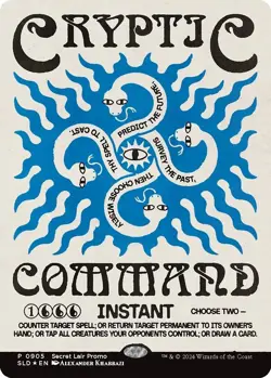 🔥FOIL CRYPTIC COMMAND Secret Lair Drop SLD Promo MTG confirmed PREORDER🔥 - Image 1