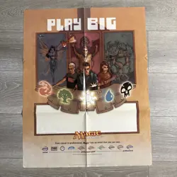 Magic The Gathering MTG PLAY BIG (2003) POSTER - Image 1