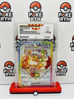 Pokemon TCG Prismatic Evolutions Eevee EX Black Star Promo SVP 174 ACE 9 MINT - Image 1